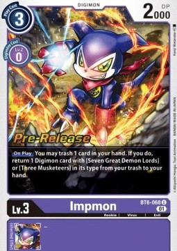 Impmon BT6-068 [ Inglese / Giapponese ]