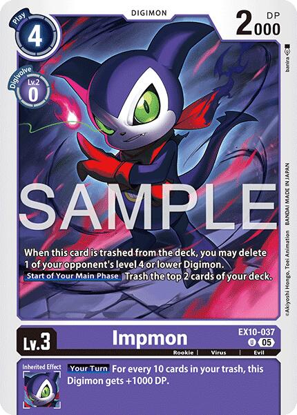Impmon EX10-037 [ Inglese / Giapponese ]