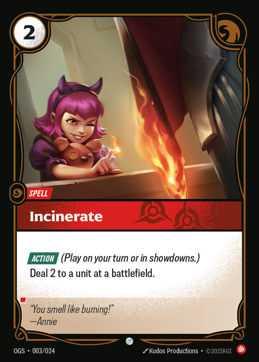 Incinerate (Common) [ Inglese / Cinese Semplificato ]