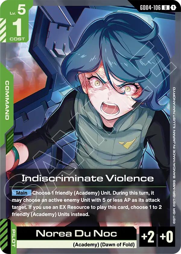Indiscriminate Violence GD04-106 [ Inglese / Giapponese ]