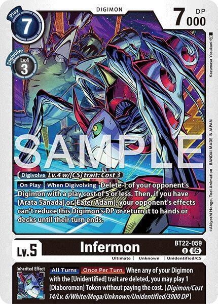 Infermon BT22-059 [ Inglese / Giapponese ]