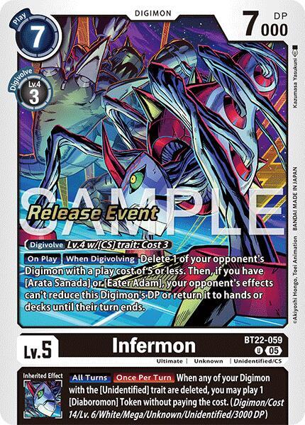 Infermon BT22-059 [ Inglese / Giapponese ]