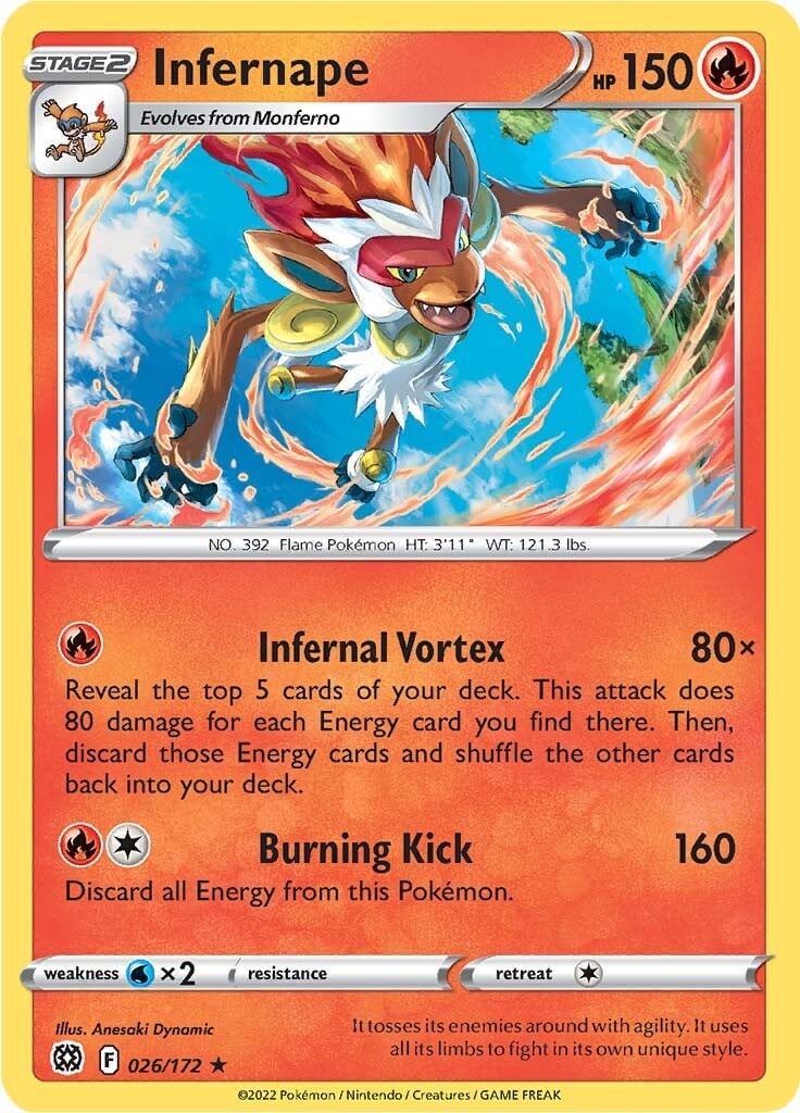 Infernape - Astri Lucenti 026/172 [ Italiano / Inglese ]