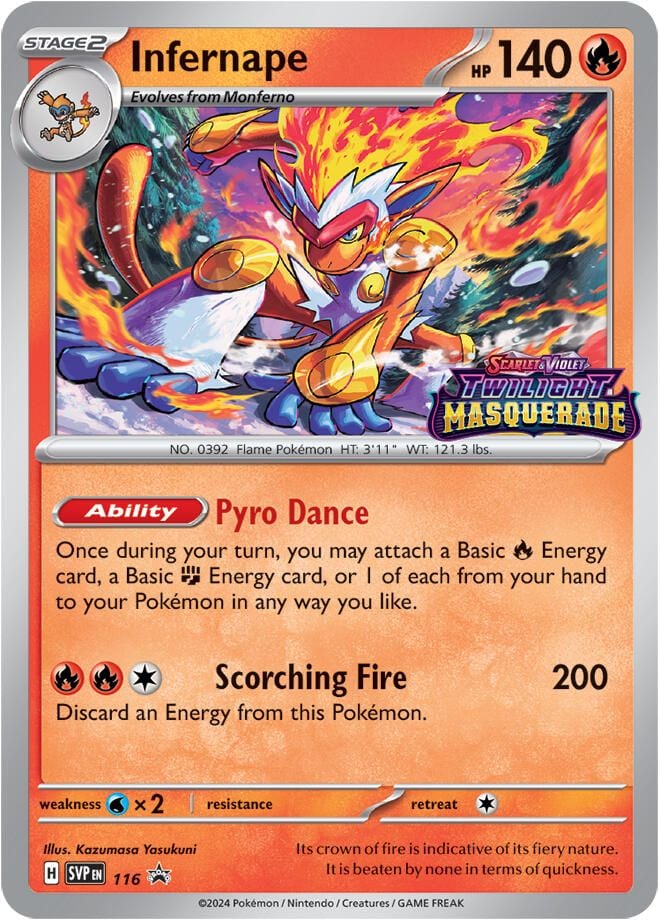 Infernape - Crepuscolo Mascherato 033/167 [ Italiano ]