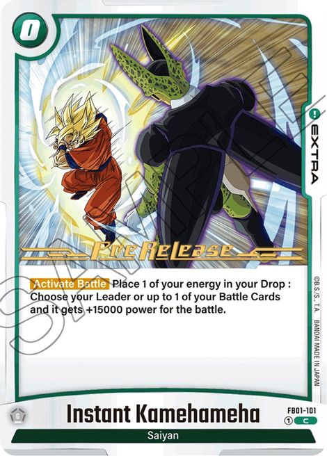 Instant Kamehameha FB01-101 [ Inglese / Giapponese ]