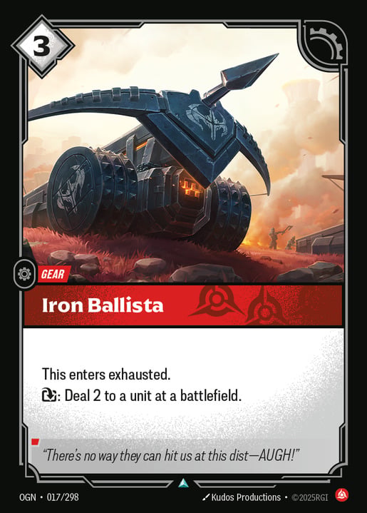 Iron Ballista [ Inglese / Giapponese / Cinese Semplificato ]