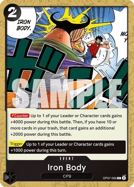 Iron Body OP07-095 [ Inglese / Giapponese / Francese / Cinese Semplificato ]