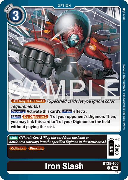 Iron Slash BT25-100 [ Inglese / Giapponese ]