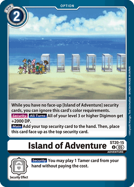 Island of Adventure ST20-15 [ Inglese / Giapponese ]