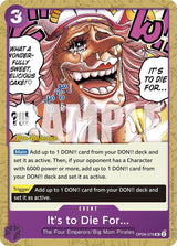 NM / Giapponese / COMMON - (Pre-Release Stamp) - OP-08: Two Legends Promos
