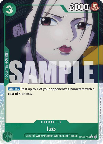Izo OP01-033 [ Inglese / Giapponese / Francese / Cinese Semplificato ]