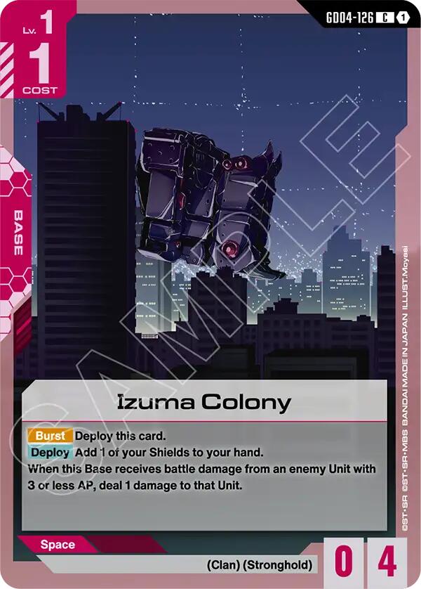 Izuma Colony GD04-126 [ Inglese / Giapponese ]