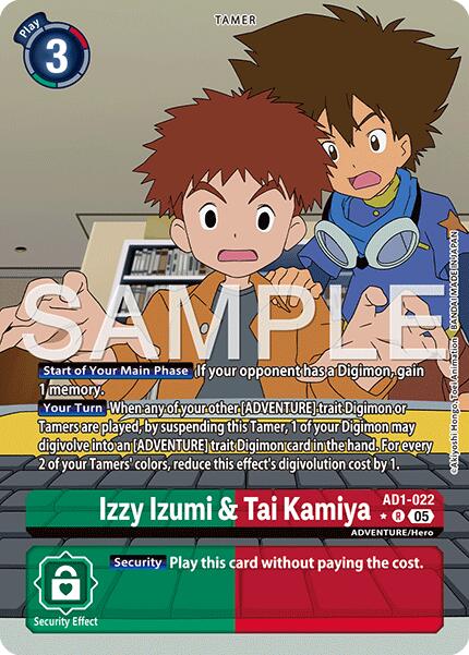 Izzy Izumi & Tai Kamiya AD1-022 [ Inglese / Giapponese ]