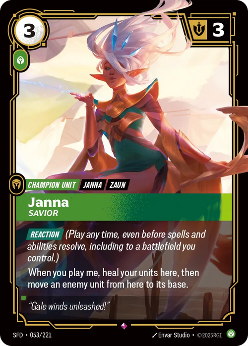 Janna - Savior (RARE) [ Inglese / Cinese Semplificato ]