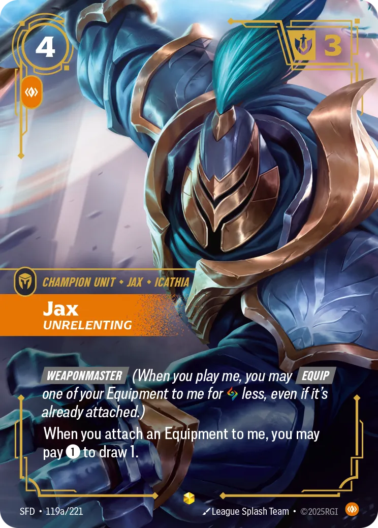 Jax - Unrelenting [ Inglese / Cinese Semplificato ]