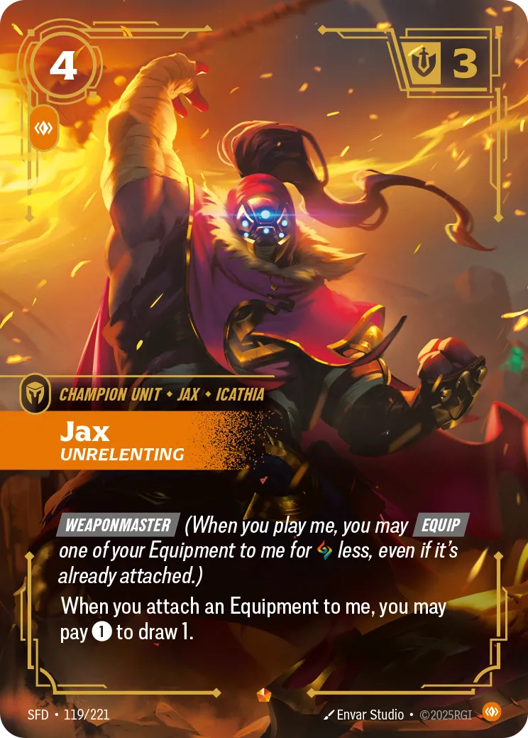 Jax - Unrelenting [ Inglese / Cinese Semplificato ]