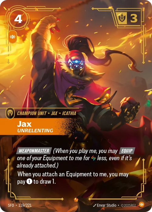 Jax - Unrelenting [ Inglese / Cinese Semplificato ]