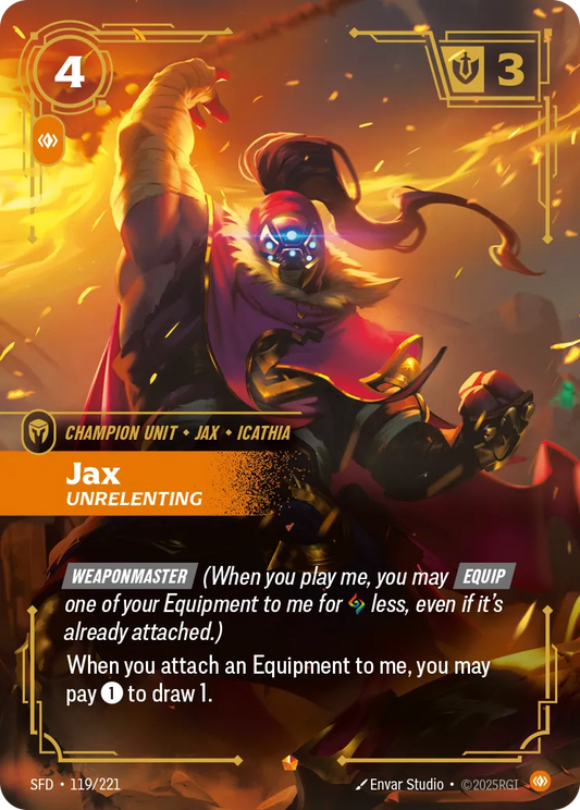 Jax - Unrelenting [ Inglese / Giapponese / Cinese Semplificato ]