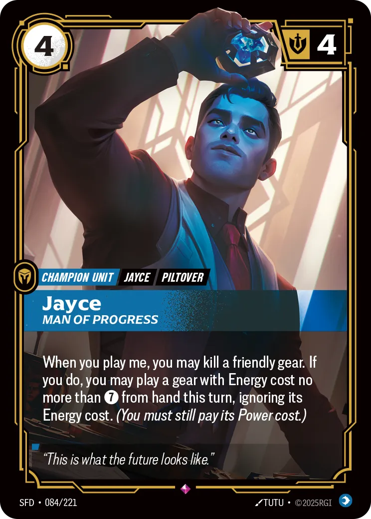 Jayce - Man of Progress (RARE) [ Inglese / Cinese Semplificato ]
