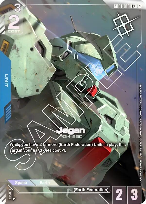 Jegan GD01-016 [ Inglese / Giapponese ]