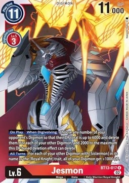 Jesmon BT13-017 [ Inglese / Giapponese ]
