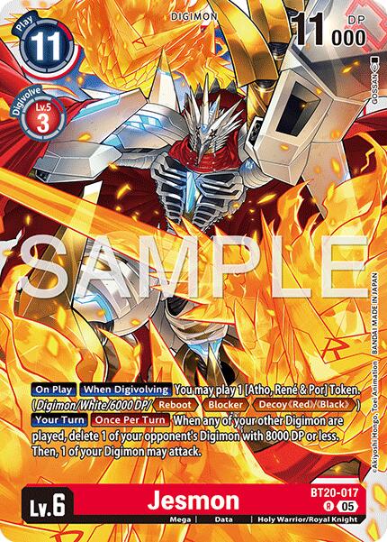 Jesmon BT20-017 [ Inglese / Giapponese ]