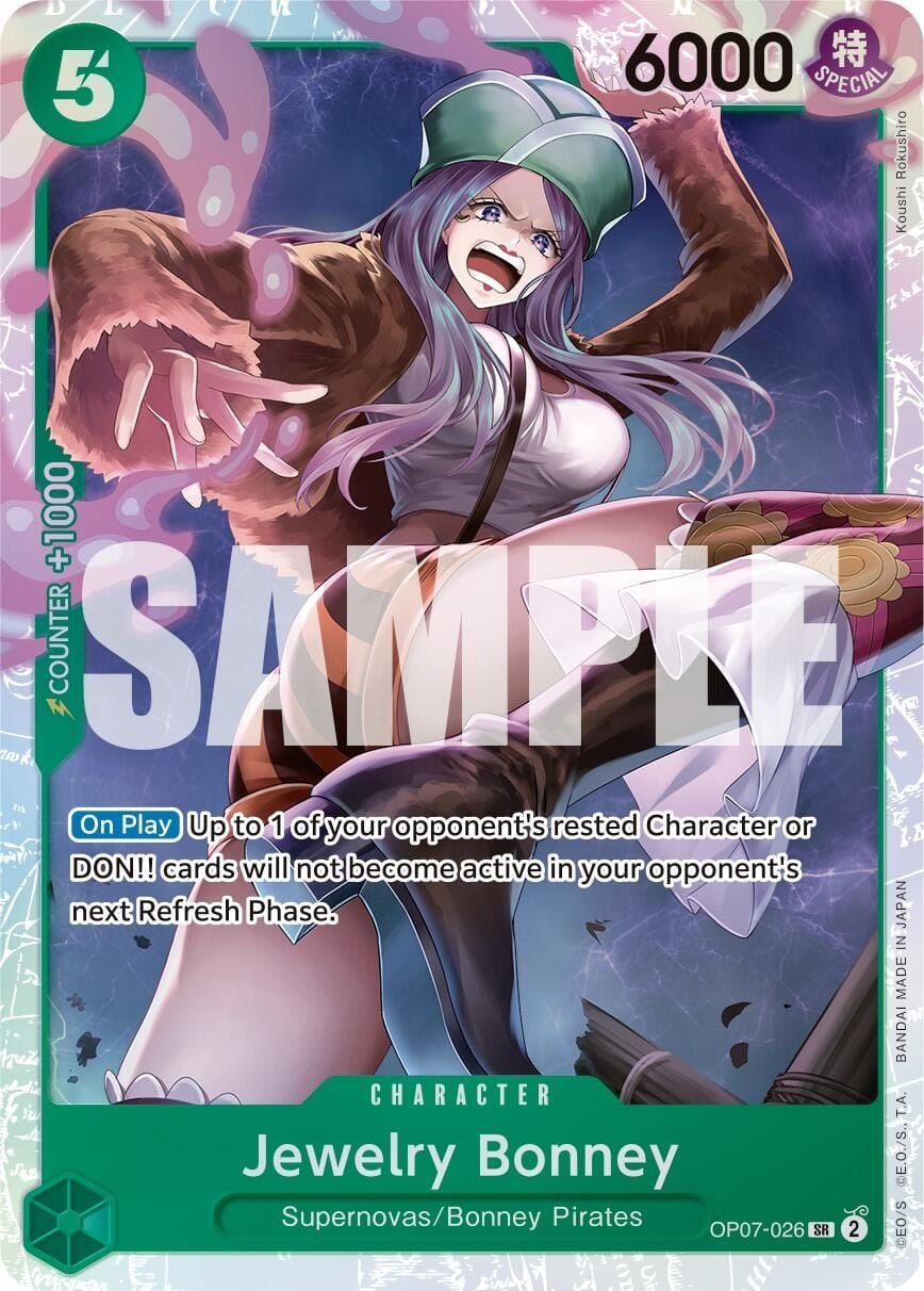 Jewelry Bonney OP07-026 [ Inglese / Giapponese / Francese / Cinese Semplificato ]
