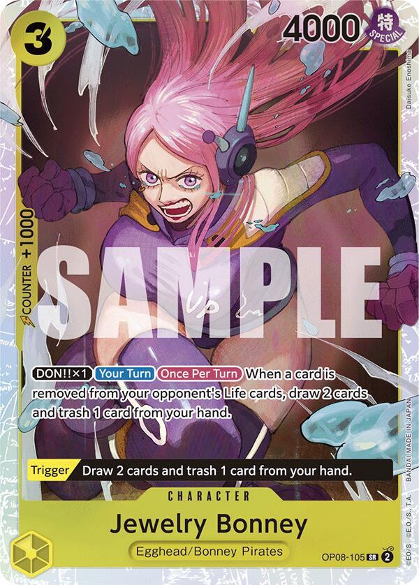 Jewelry Bonney OP08-105 [ Inglese / Giapponese / Francese / Cinese Semplificato ]
