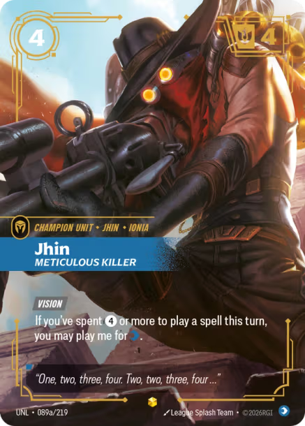 Jhin - Meticulous Killer (EPIC) [ Inglese / Cinese Semplificato ]