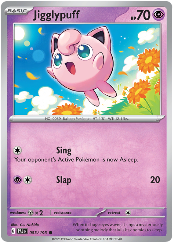 Jigglypuff - Evoluzioni a Paldea 083/193 [ Italiano ]