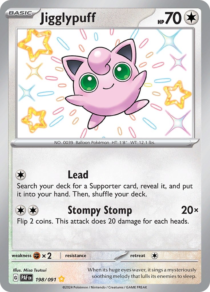 Jigglypuff - Destino di Paldea 198/091 [ Italiano ]