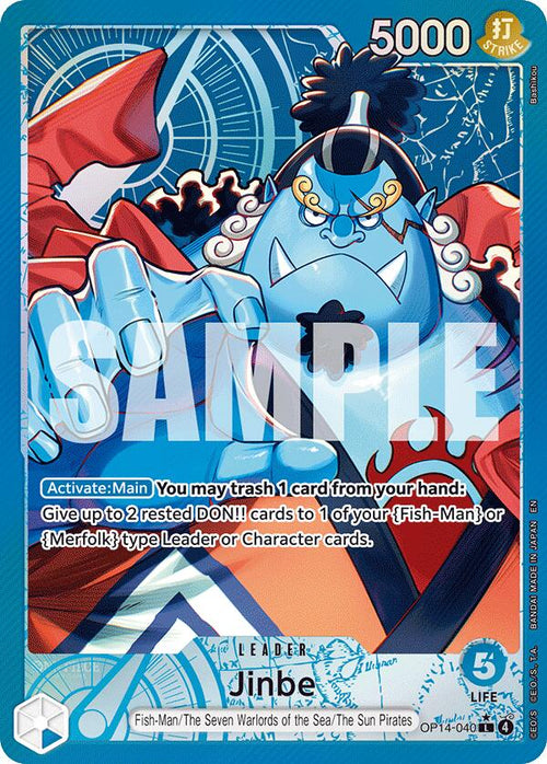 Jinbe OP14-040 [ Inglese / Giapponese / Francese / Cinese Semplificato ]