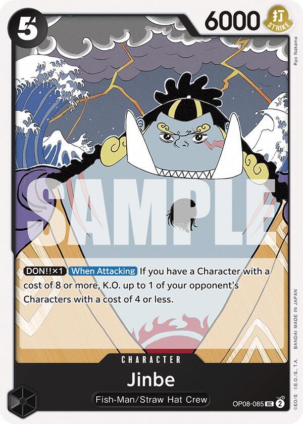 Jinbe OP08-085 [ Inglese / Giapponese / Francese / Cinese Semplificato ]