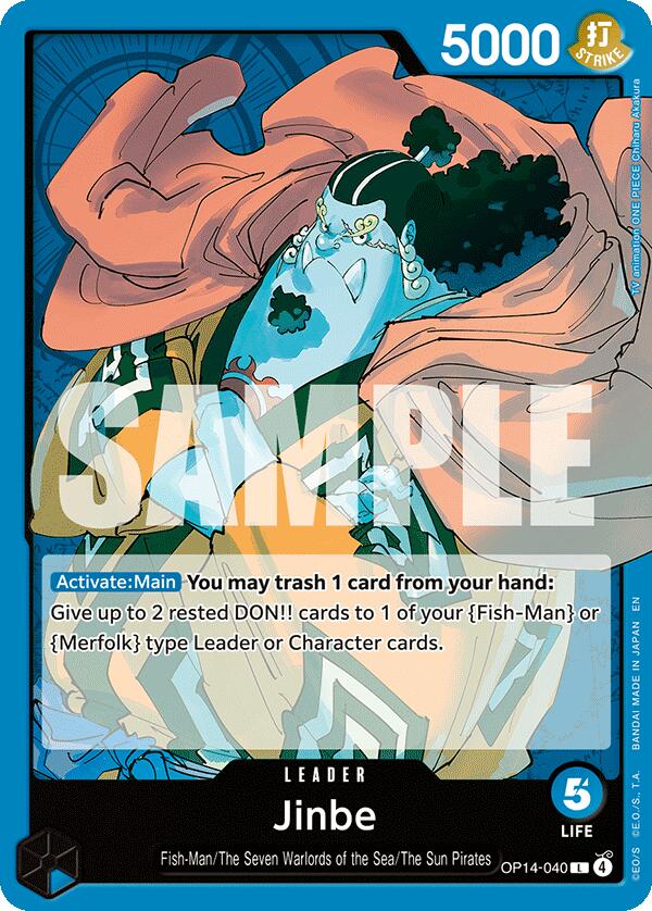 Jinbe OP14-040 [ Inglese / Giapponese / Francese / Cinese Semplificato ]
