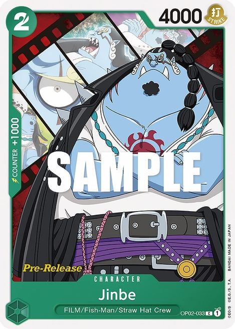 Jinbe OP02-033 [ Inglese / Giapponese / Francese / Cinese Semplificato ]