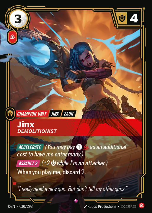 Jinx - Demolitionist [ Inglese / Cinese Semplificato ]