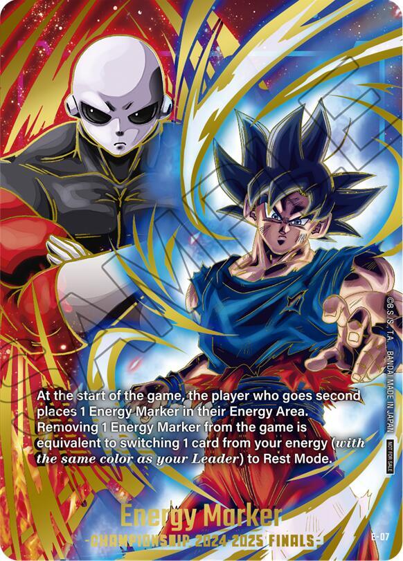 "Jiren & Son Goku" Energy Marker E-07 [ Inglese / Giapponese ]