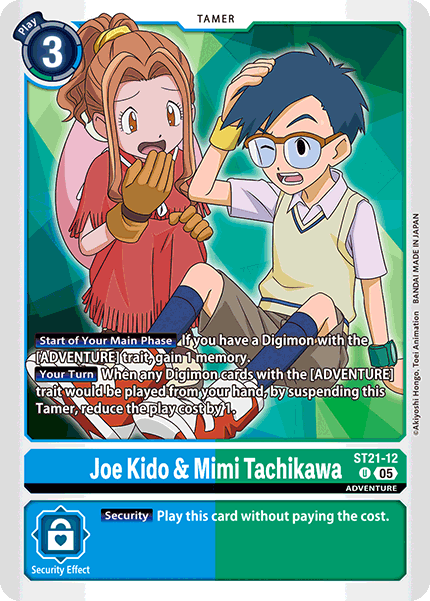 Joe Kido & Mimi Tachikawa ST21-12 [ Inglese / Giapponese ]