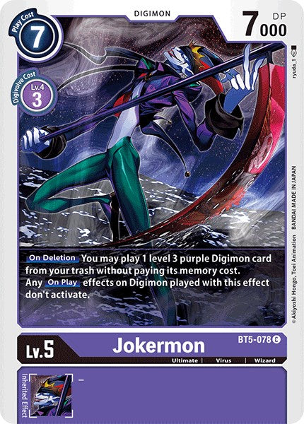 Jokermon BT5-078 [ Inglese / Giapponese ]