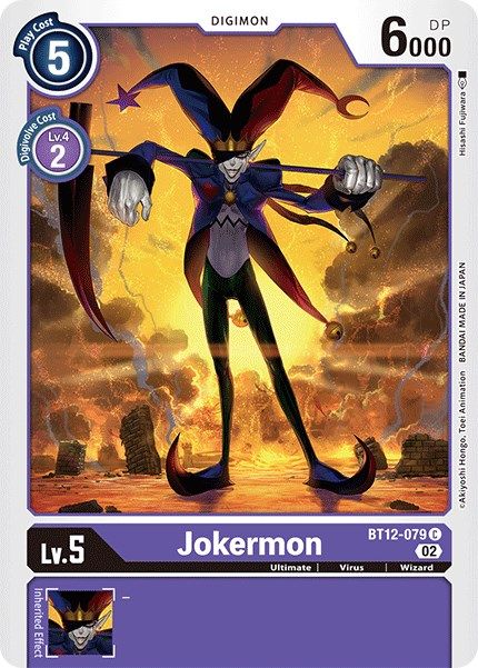Jokermon BT12-079 [ Inglese / Giapponese ]