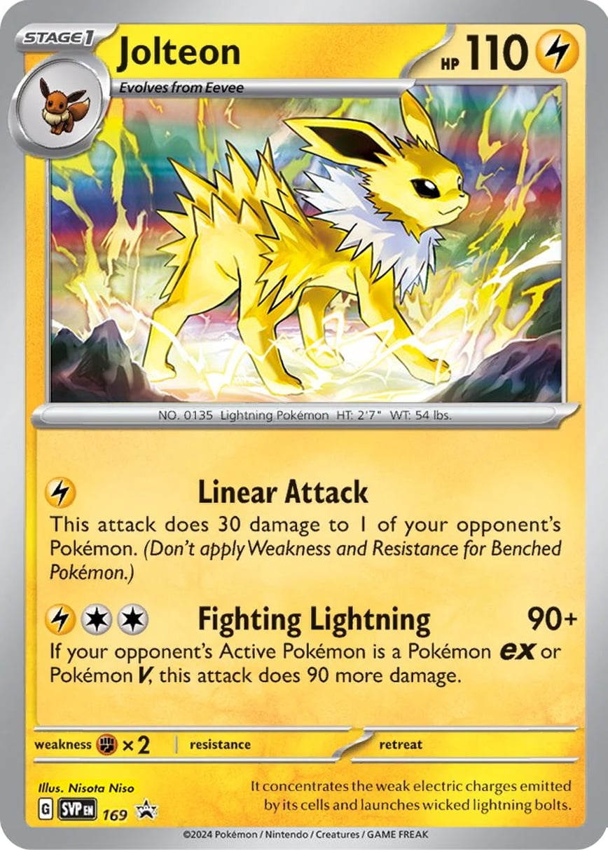 Jolteon - SVP Black Star Promos SVP 169 [ Italiano ]