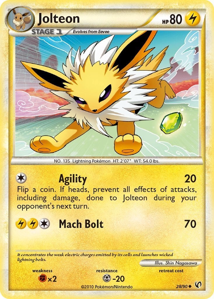 Jolteon - Senza Paura 28/90 [ Italiano / Inglese ]