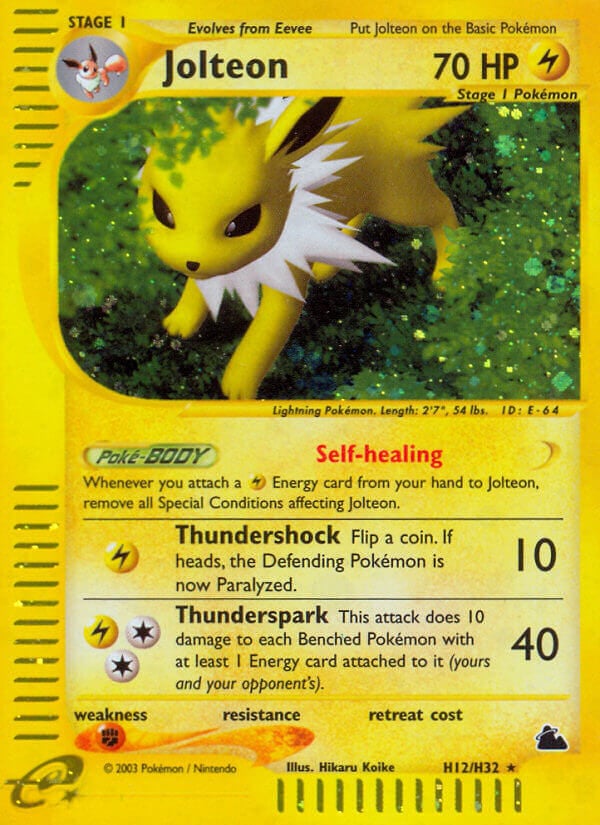 Jolteon - Skyridge 13/144 [ Italiano / Inglese ]