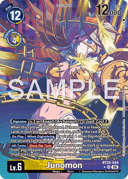 Junomon BT25-044 [ Inglese / Giapponese ]