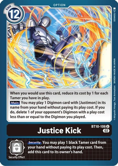 Justice Kick BT10-106 [ Inglese / Giapponese ]