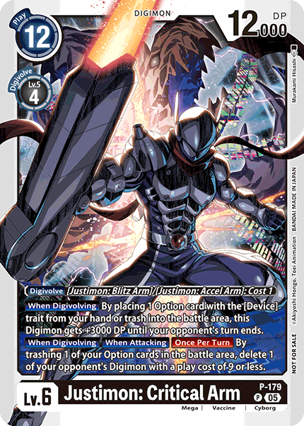 Justimon: Critical Arm P-179 [ Inglese / Giapponese ]