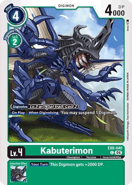 Kabuterimon EX8-040 [ Inglese / Giapponese ]