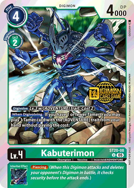 Kabuterimon ST20-08 [ Inglese / Giapponese ]