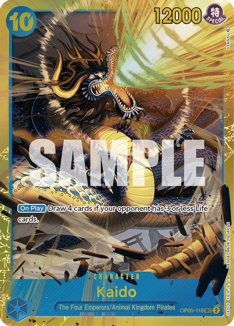 Kaido OP05-118 [ Inglese / Giapponese / Francese / Cinese Semplificato ]