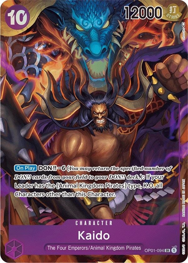 Kaido OP01-094 [ Inglese / Giapponese / Francese / Cinese Semplificato ]